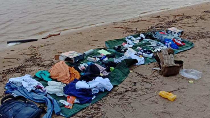 мигранты из Латинской Америки пытались переплыть Нарву на надувных матрасах