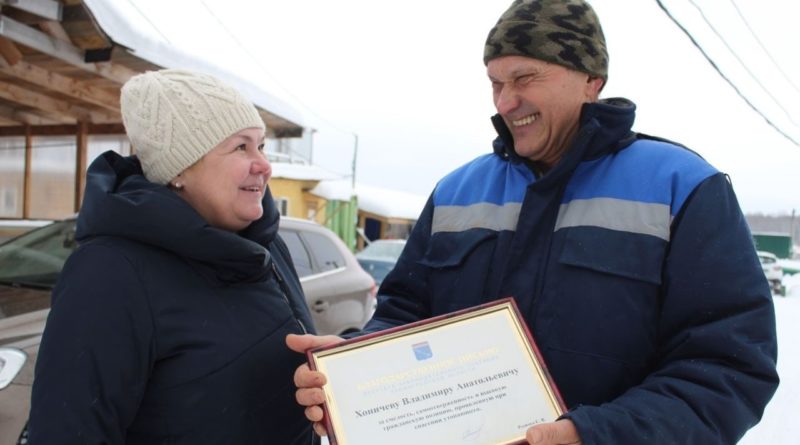 За спасение утопающего выборжец Владимир Хоничев получил благодарность от ЗАКС Ленобласти