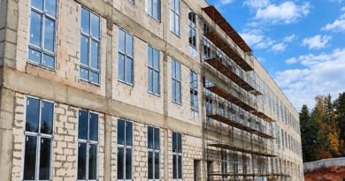 Поликлиника в Южном микрорайоне Выборга готова на 70 процентов Поликлиника в Южном микрорайоне Выборга готова на 70 процентов